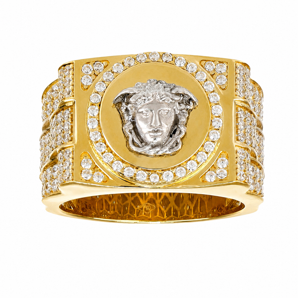 Anillo fusión, en oro 18k