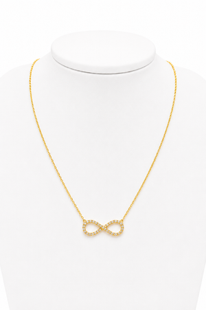 Collar Infiniti, en oro 18k