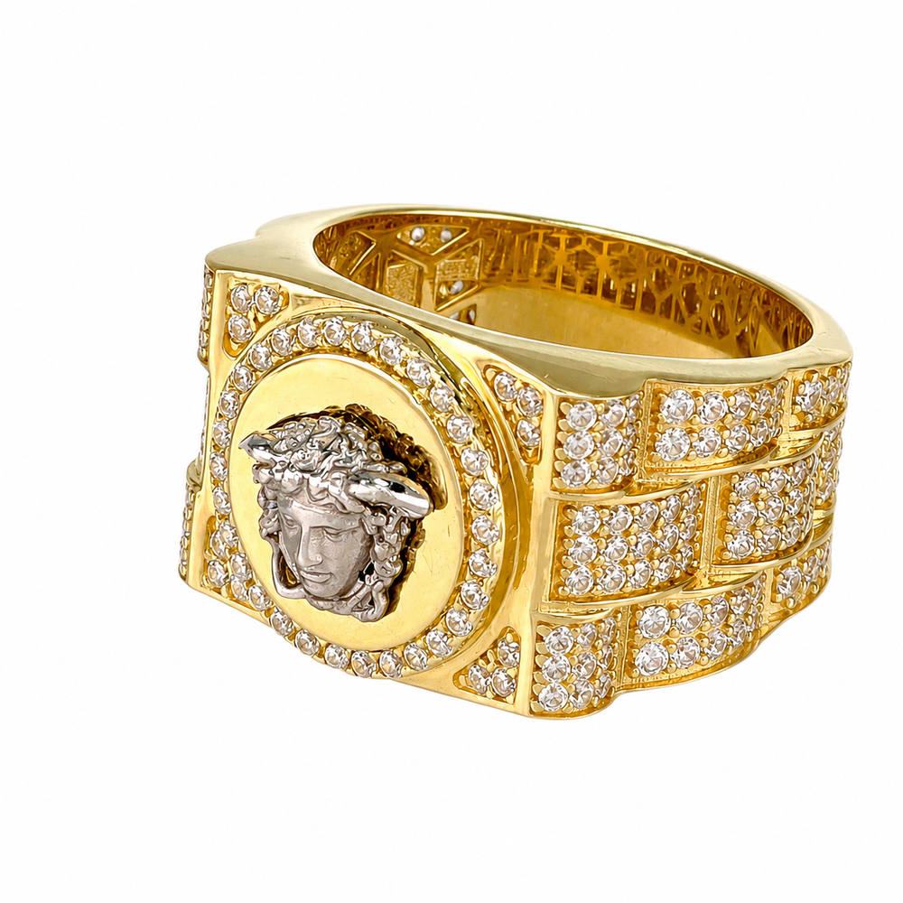 Anillo fusión, en oro 18k