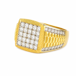 Anillo modelo illeta, en oro 18k.