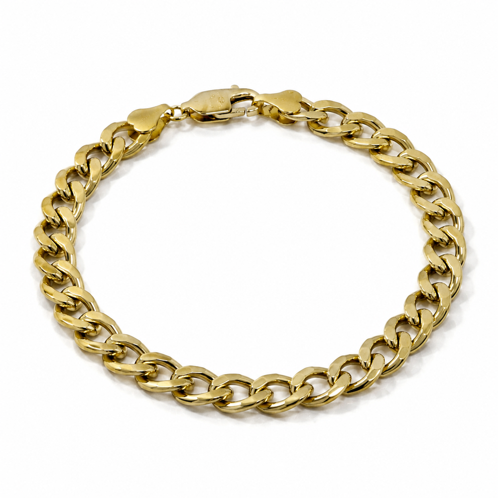 Pulsera Barbada, en oro 18k