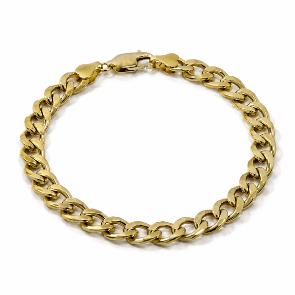 Pulsera Barbada, en oro 18k
