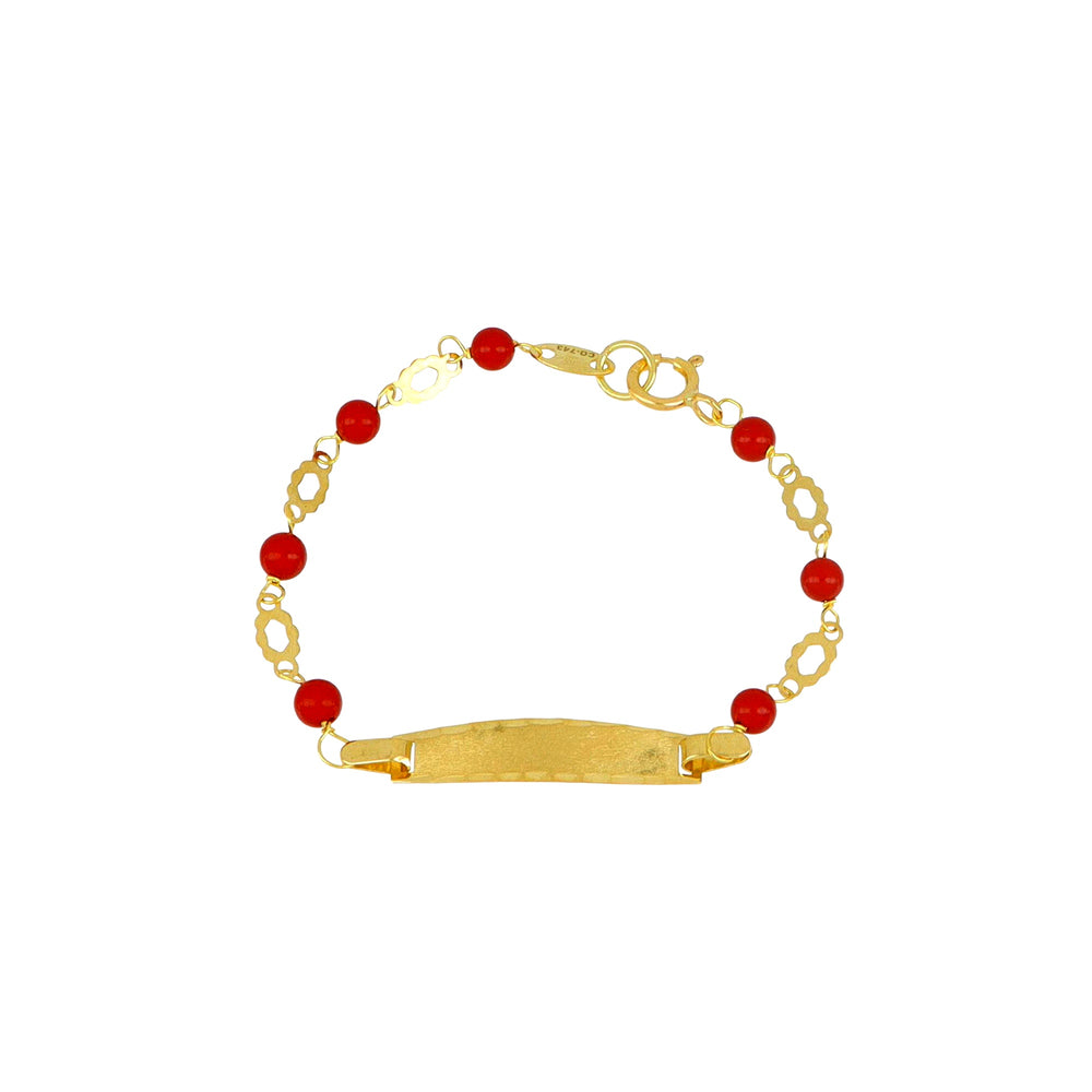Pulsera Placa Coral