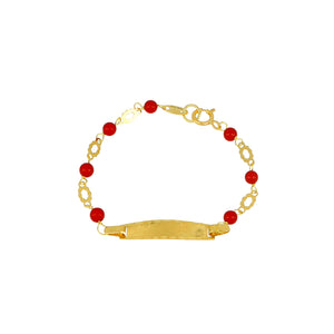 Pulsera Placa Coral