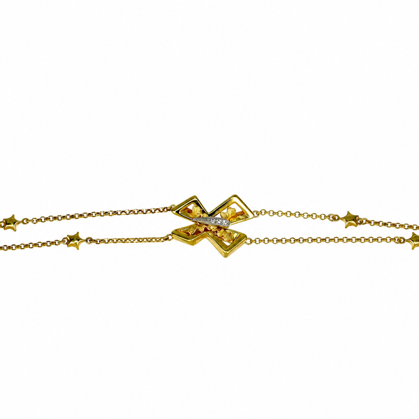 Pulsera Cham, en oro 18k