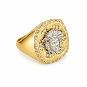 Sello isla, en oro 18k