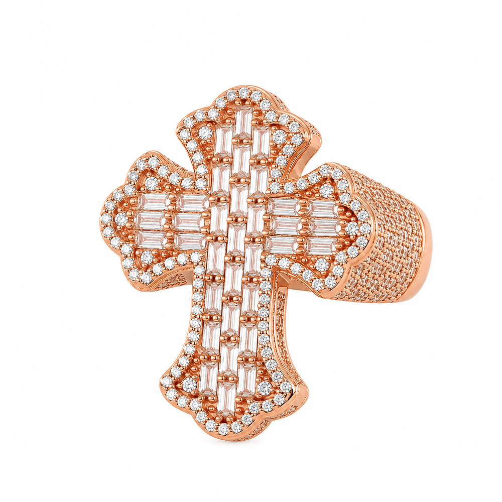 Anillo Cruz Rose