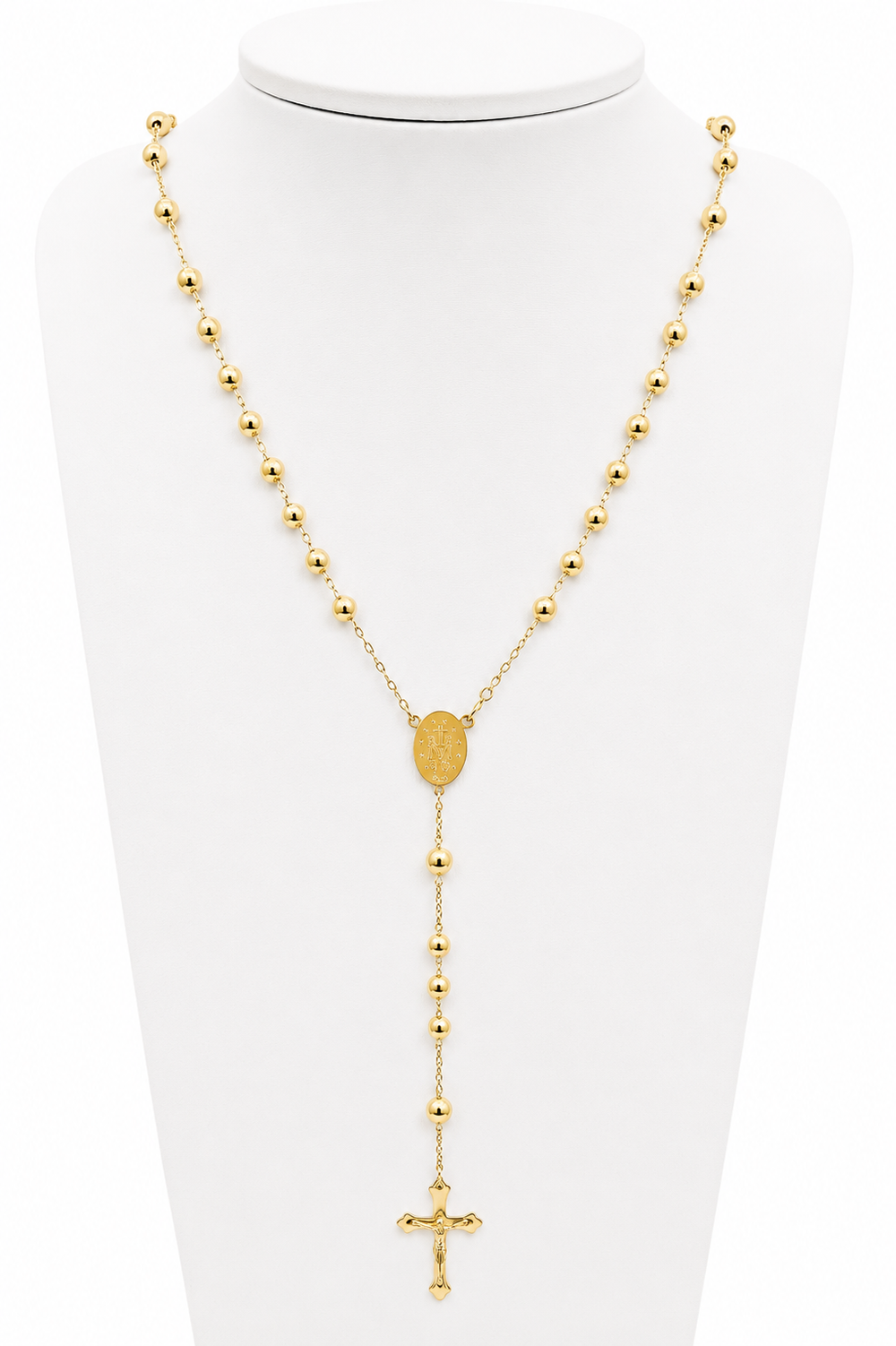 Rosario de Moscu, en oro 18k