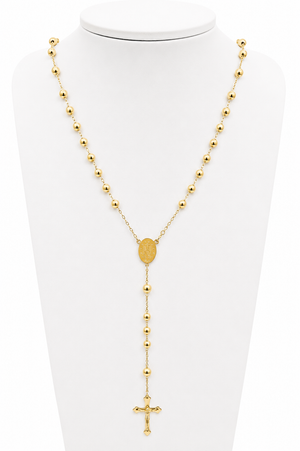 Rosario de Moscu, en oro 18k