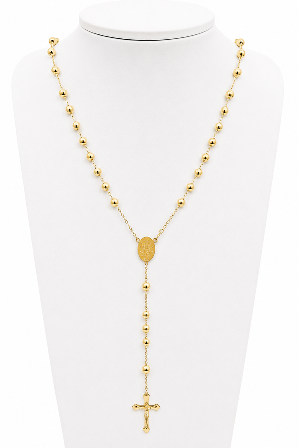 Rosario de Moscu, en oro 18k