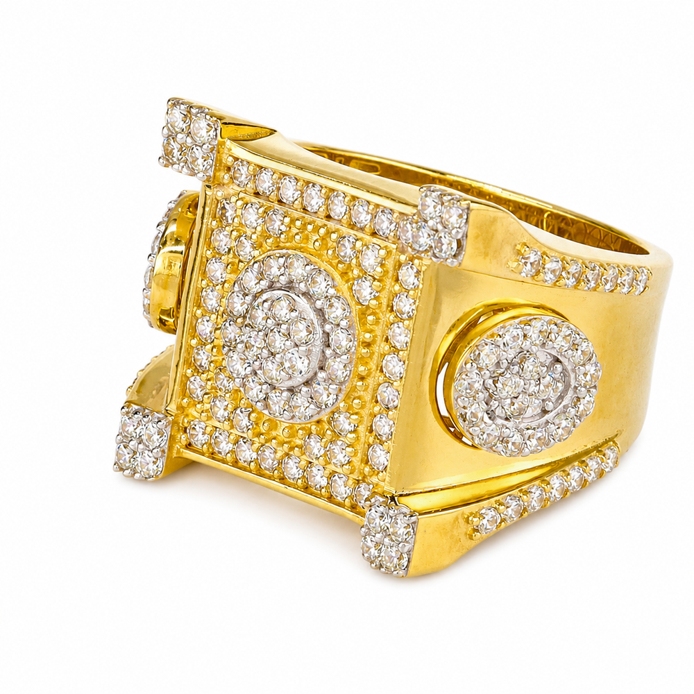 Anillo imperium, en oro 18k