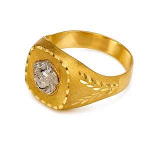 Sello Con Logo ver, en oro 18k