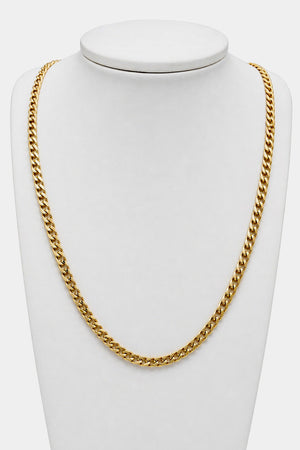 Cadena Barbada 5 en oro 18k