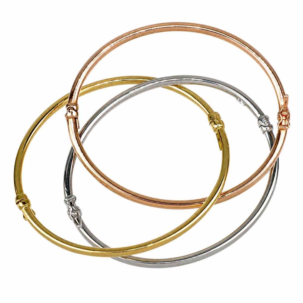 Pulseras Tricolor, en oro 18k