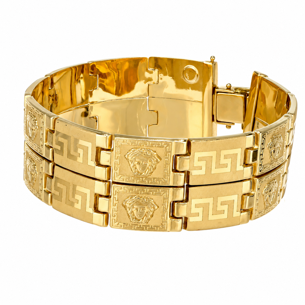 Pulsera 2 Tiras, en oro 18k