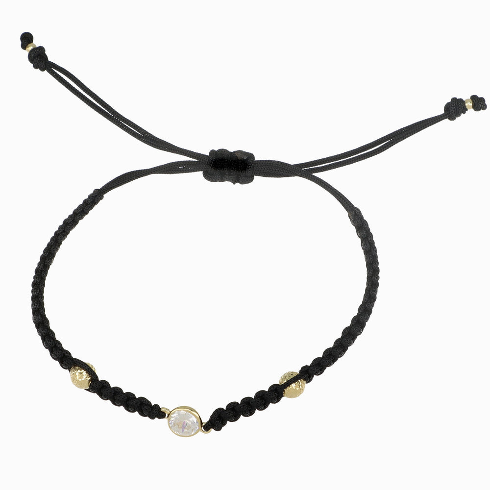 Pulsera Negra, en oro 18k