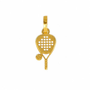 Raqueta de pádel, en oro 18k
