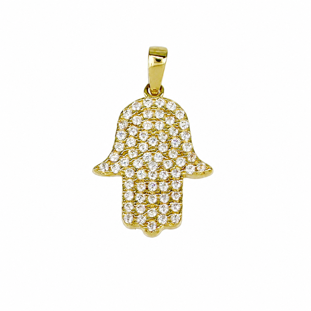 Colgante Fatima, en oro 18k