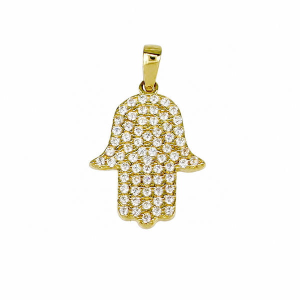 Colgante Fatima, en oro 18k