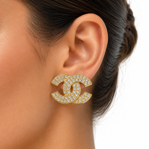 Pendientes modelo chia, en oro 18k