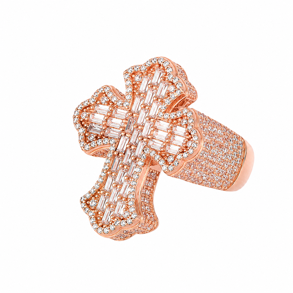 Anillo Cruz Rose