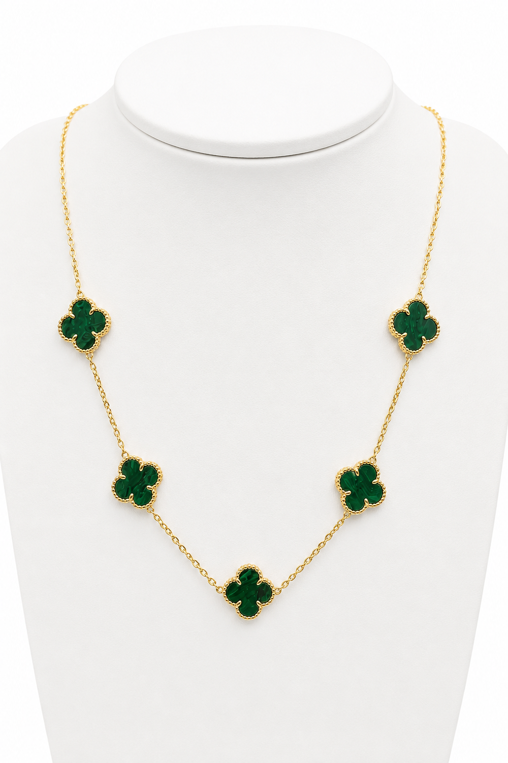 Collar Trébol 5 Verde