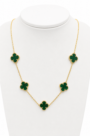 Collar Trébol 5 Verde