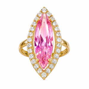 Anillo lanzadera modelo costa, en oro 18k