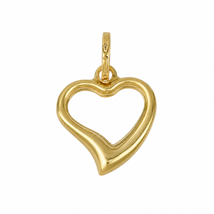 Colgante del corazón, en oro 18k