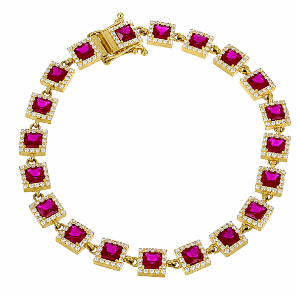 Pulsera Luxury, en oro 18k