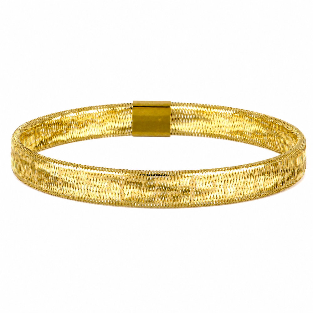Pulsera extensible, en oro 18k