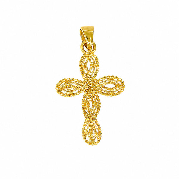 Colgante de cruz, modelo mediterránea
