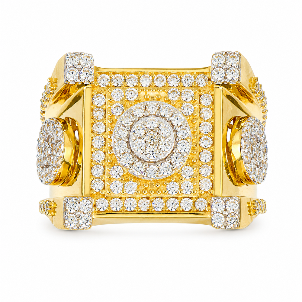 Anillo imperium, en oro 18k
