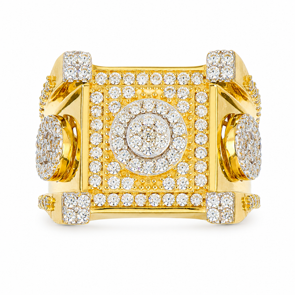 Anillo imperium, en oro 18k