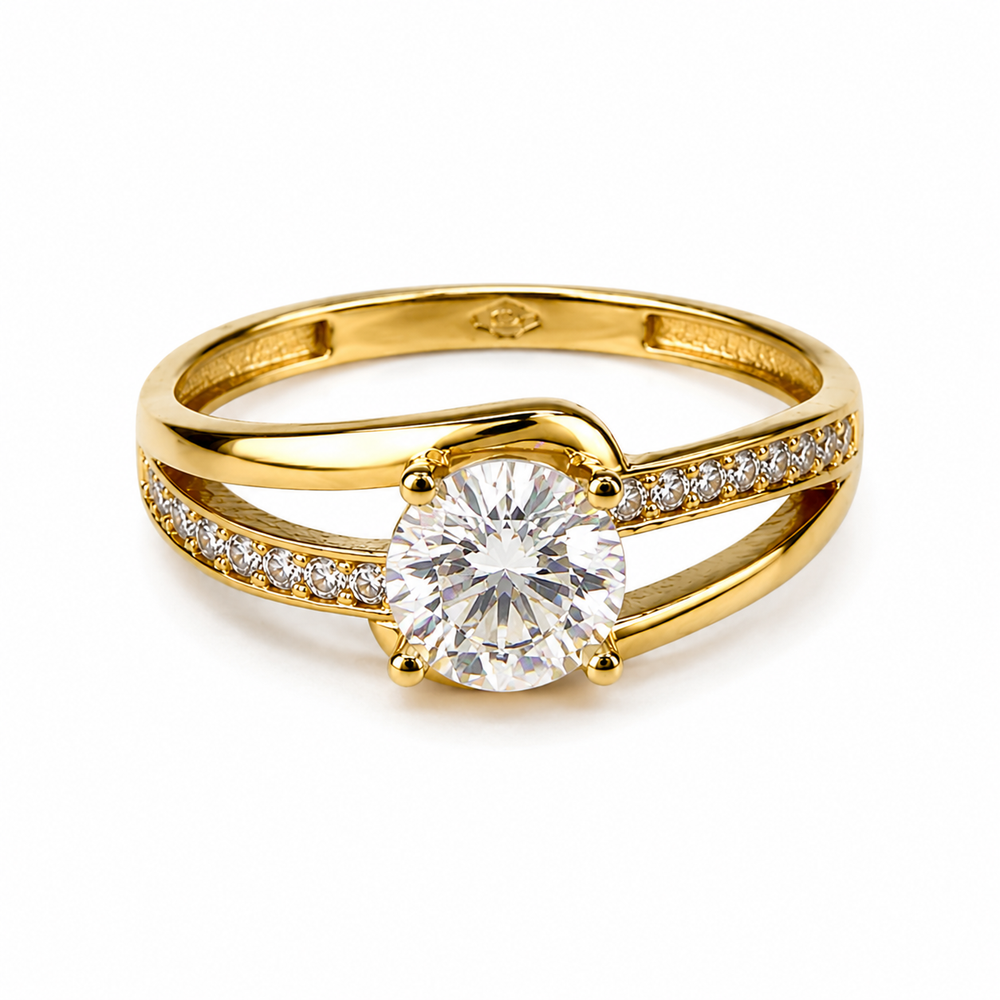 Anillo cielo, en oro 18k.