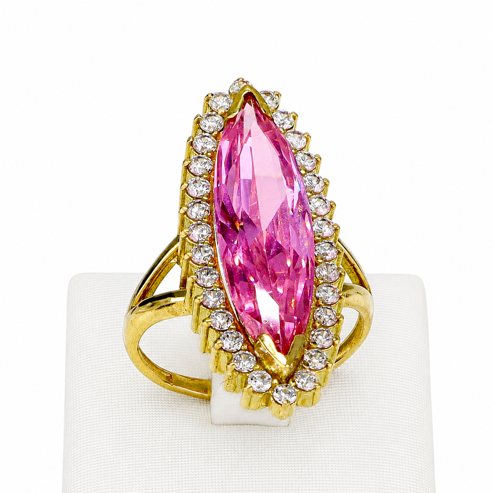 Anillo lanzadera en oro 18k