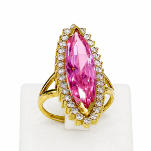 Anillo lanzadera en oro 18k