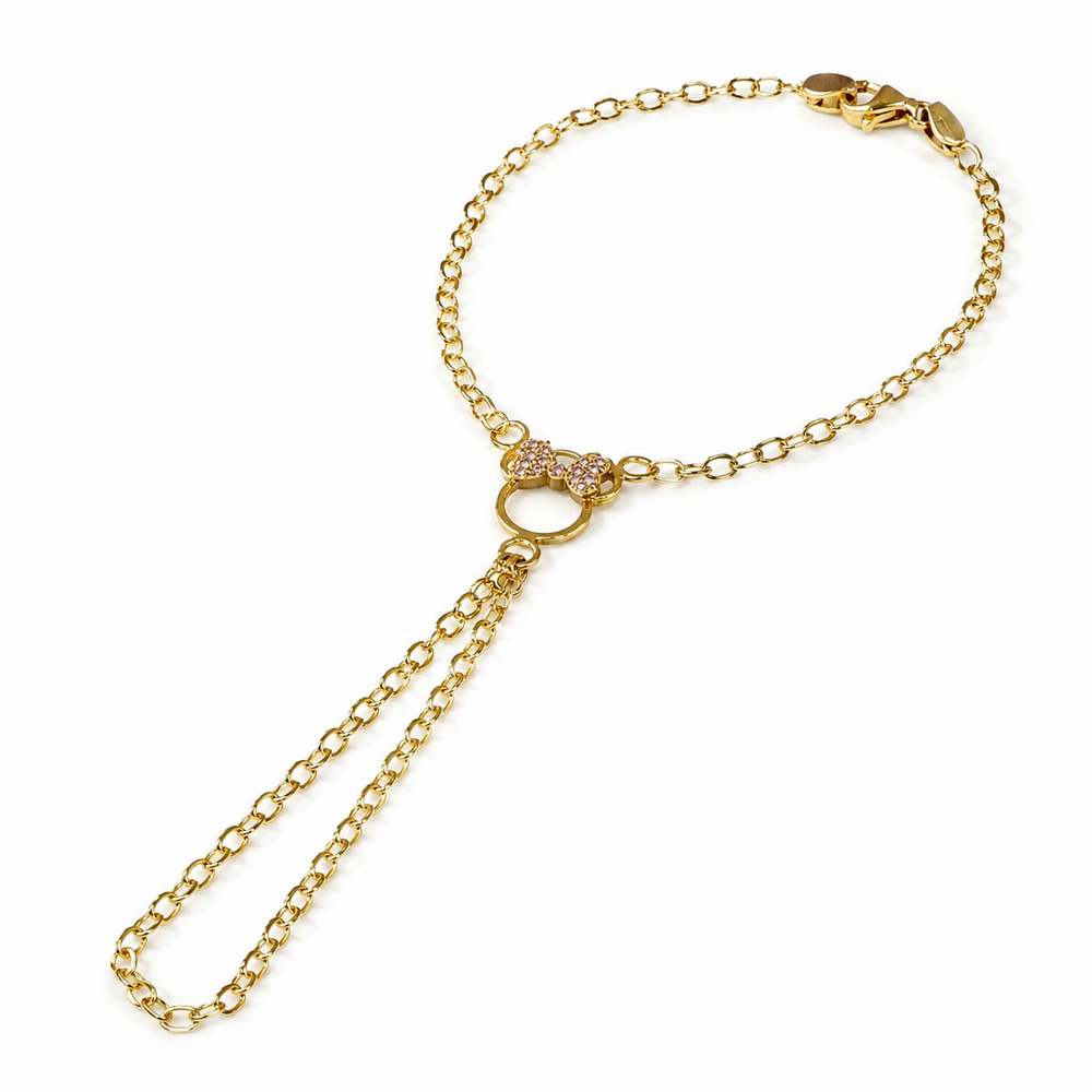 Manita minnie mediana, en oro 18k