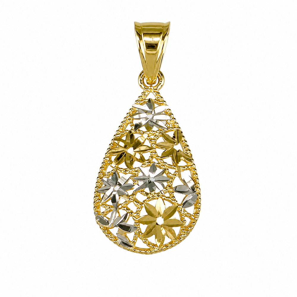 Colgante rupia, en oro 18k