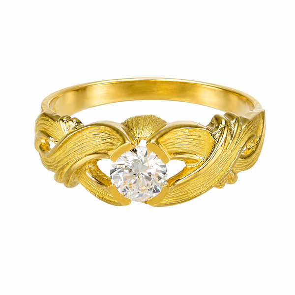 Anillo alma, en oro 18k