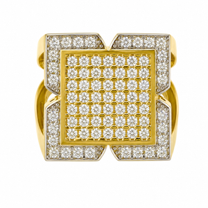 Anillo grup, en oro 18k