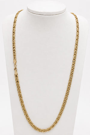 Cadena plana, en oro 18k, 6.32mm