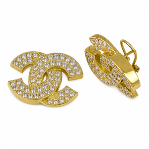 Pendientes modelo chia, en oro 18k