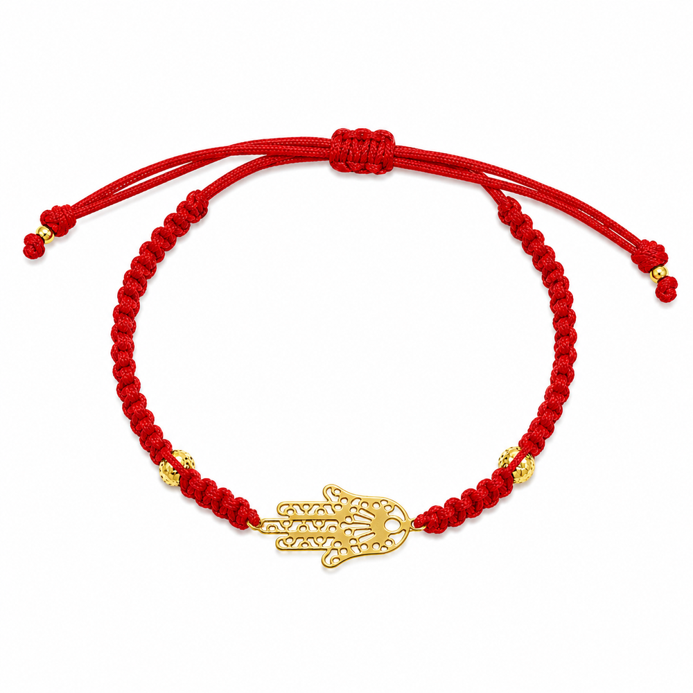 Pulsera Mano Fatima Roja