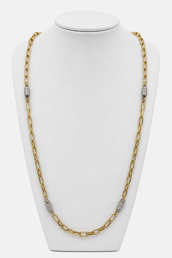 CadenaCybrix, en oro 18k