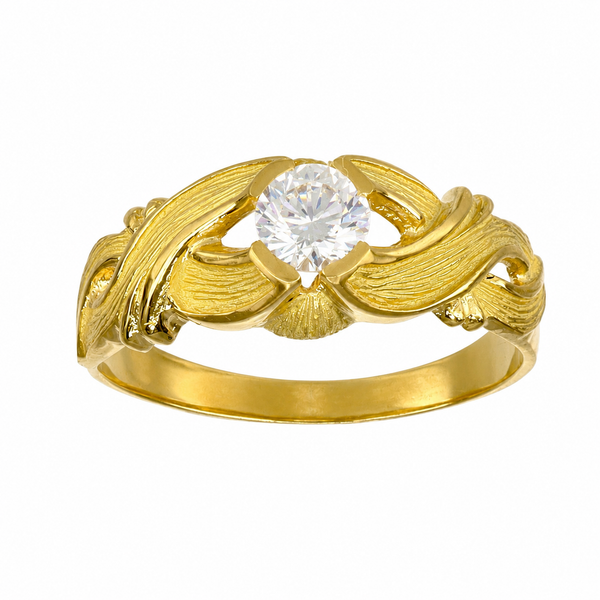 Anillo alma, en oro 18k