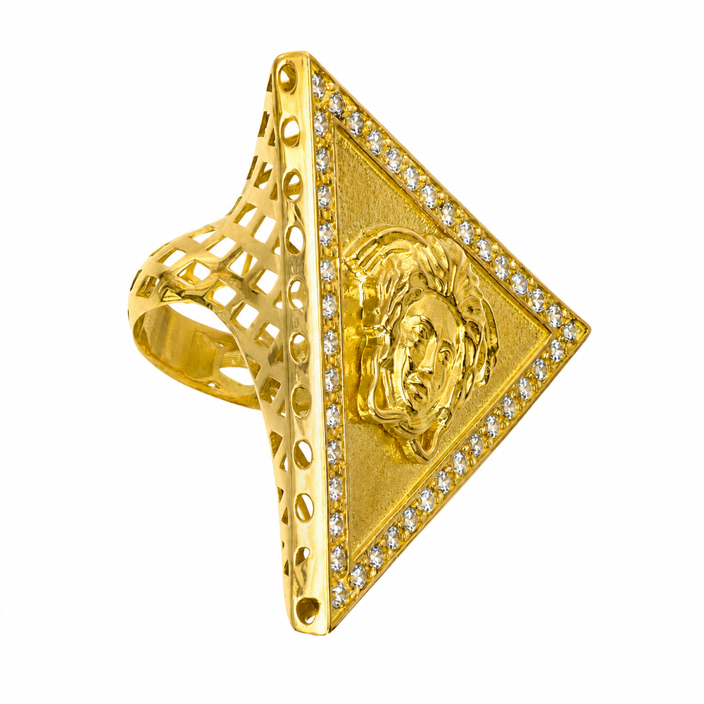 Anillo XL con Logo, en oro 18k