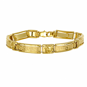 Pulsera de una tira Versace, en oro 18k