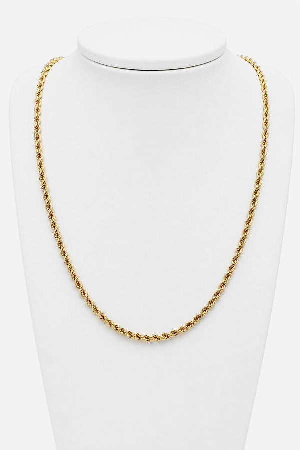 Cadena cordón en oro 18k