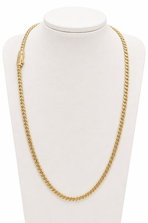 Cubana en oro 18k, 60cm